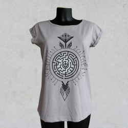 T-shirt femme Sérigraphie - Labyrinth Summer2022