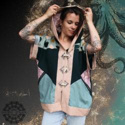 Veste kimono pink octopus Summer 2024