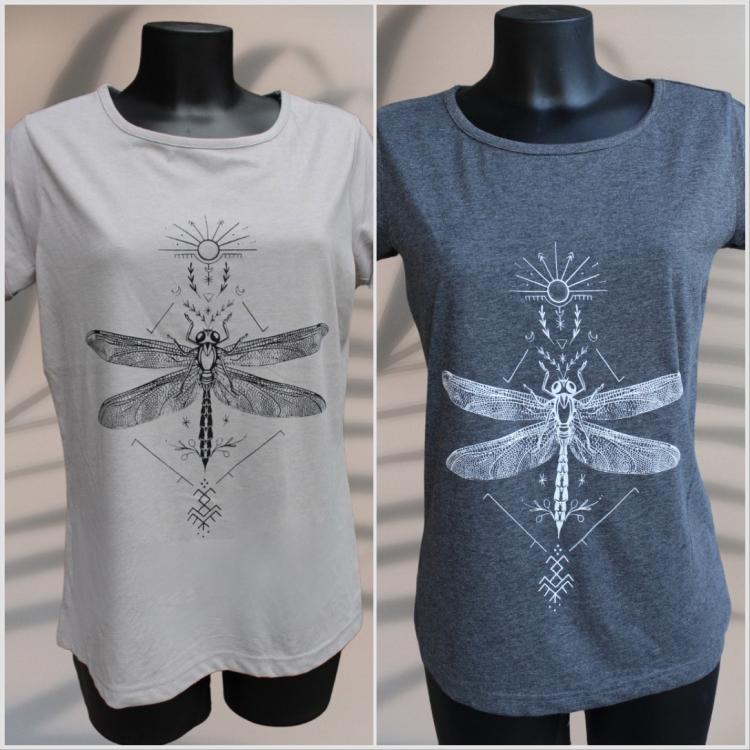 T-shirt Femme Sérigraphié "Odonata" Spring 2024