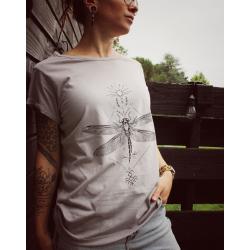 T-shirt Femme Sérigraphié "Odonata" Spring 2024