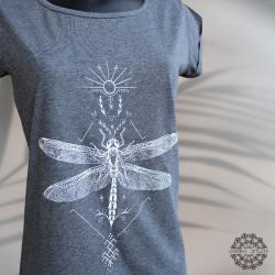 T-shirt Femme Sérigraphié "Odonata" Spring 2024