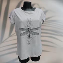 T-shirt Femme Sérigraphié "Odonata" Spring 2024