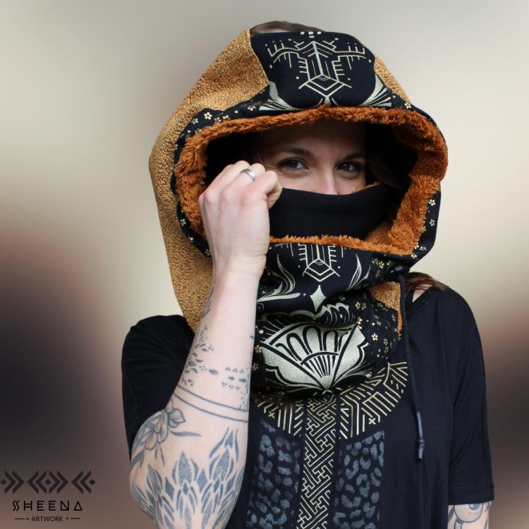 Capuche col + snood 01