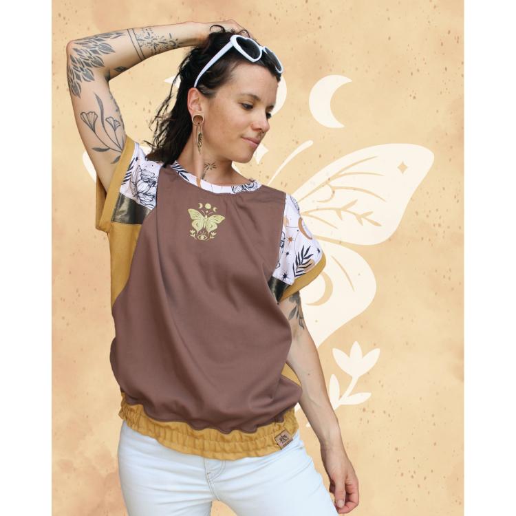T-shirt Open back - loose-  taille M - Metamorphosis Summer 2025