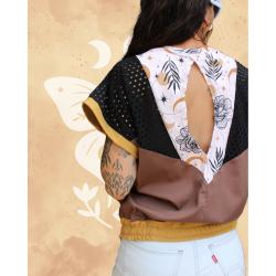 T-shirt Open back - loose-  taille M - Metamorphosis Summer 2025