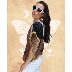 T-shirt Open back - loose-  taille M - Metamorphosis Summer 2025