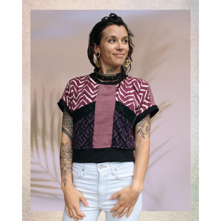T-shirt crop top - Taille M - 01 - juin25