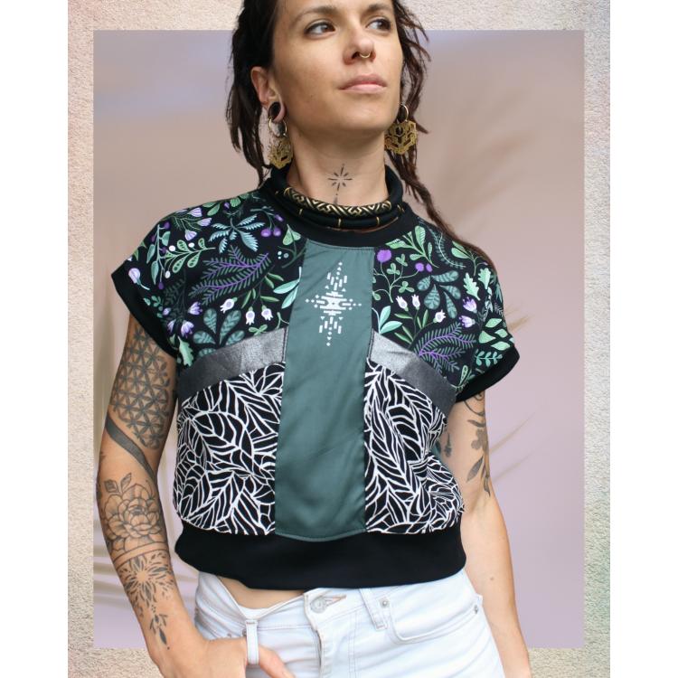 T-shirt crop top Taille S-M - 02 - juin25
