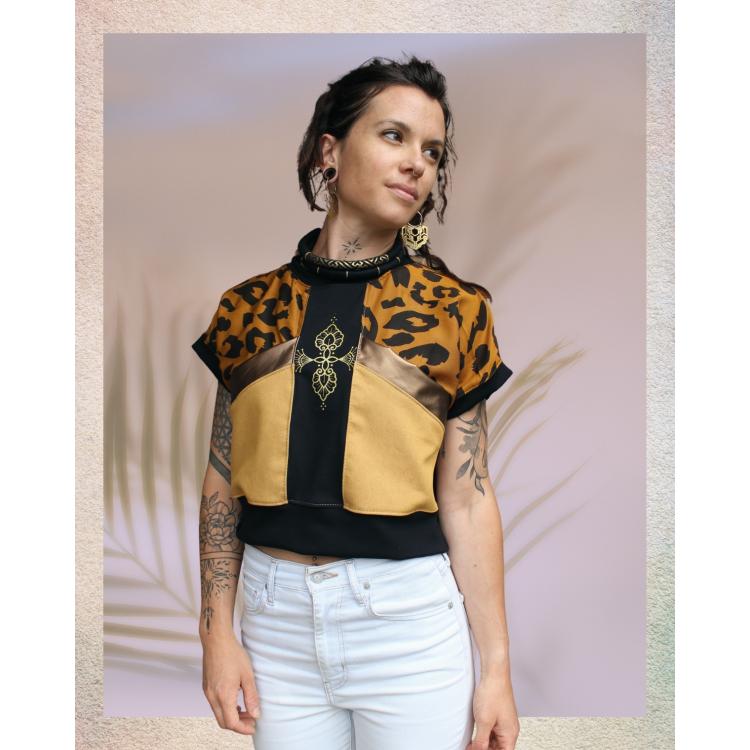 T-shirt Crop top - Taille S-M - 03 - juin25