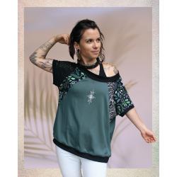 T-shirt loose col bateau - Taille L - 01 - juin25