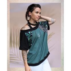 T-shirt loose col bateau - Taille L - 01 - juin25