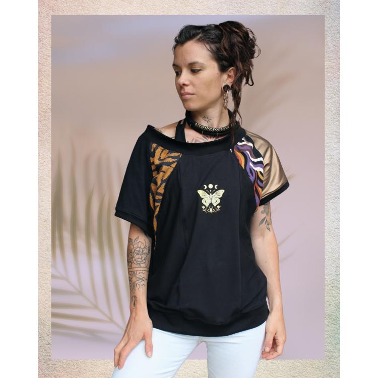 T-shirt Loose col bateau taille M - 04 - juin25