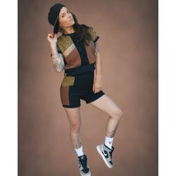 Cycling shorts taille S-M (36-38) - Fierce Fucking Feline Summer 2025