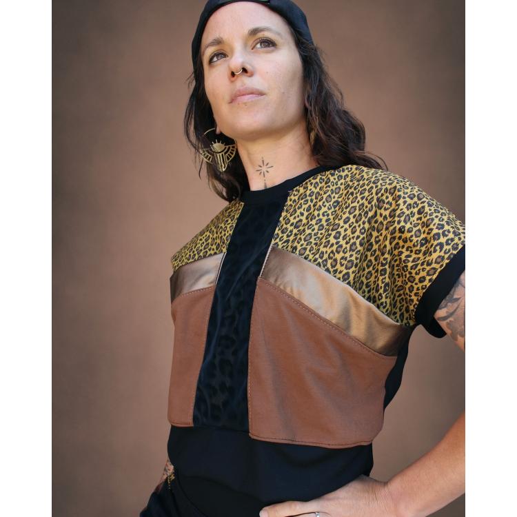 T-shirt crop top Taille S-M - Fierce Fucking Feline Summer 2025